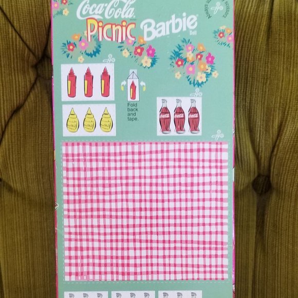 Vintage Barbie Picnic Coca-Cola Doll Mattel NEW - Picture 2 of 2